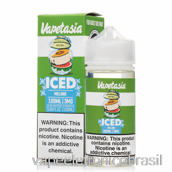 Vape Eletrônico Melões Gelados - Vapetasia - 100ml 0mg